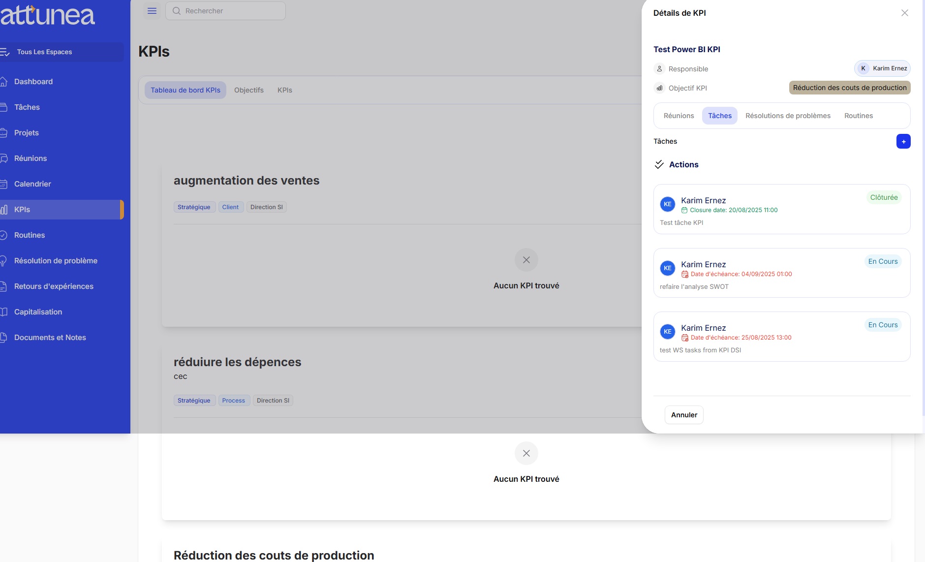 When KPIs trigger meetings, actions… and results